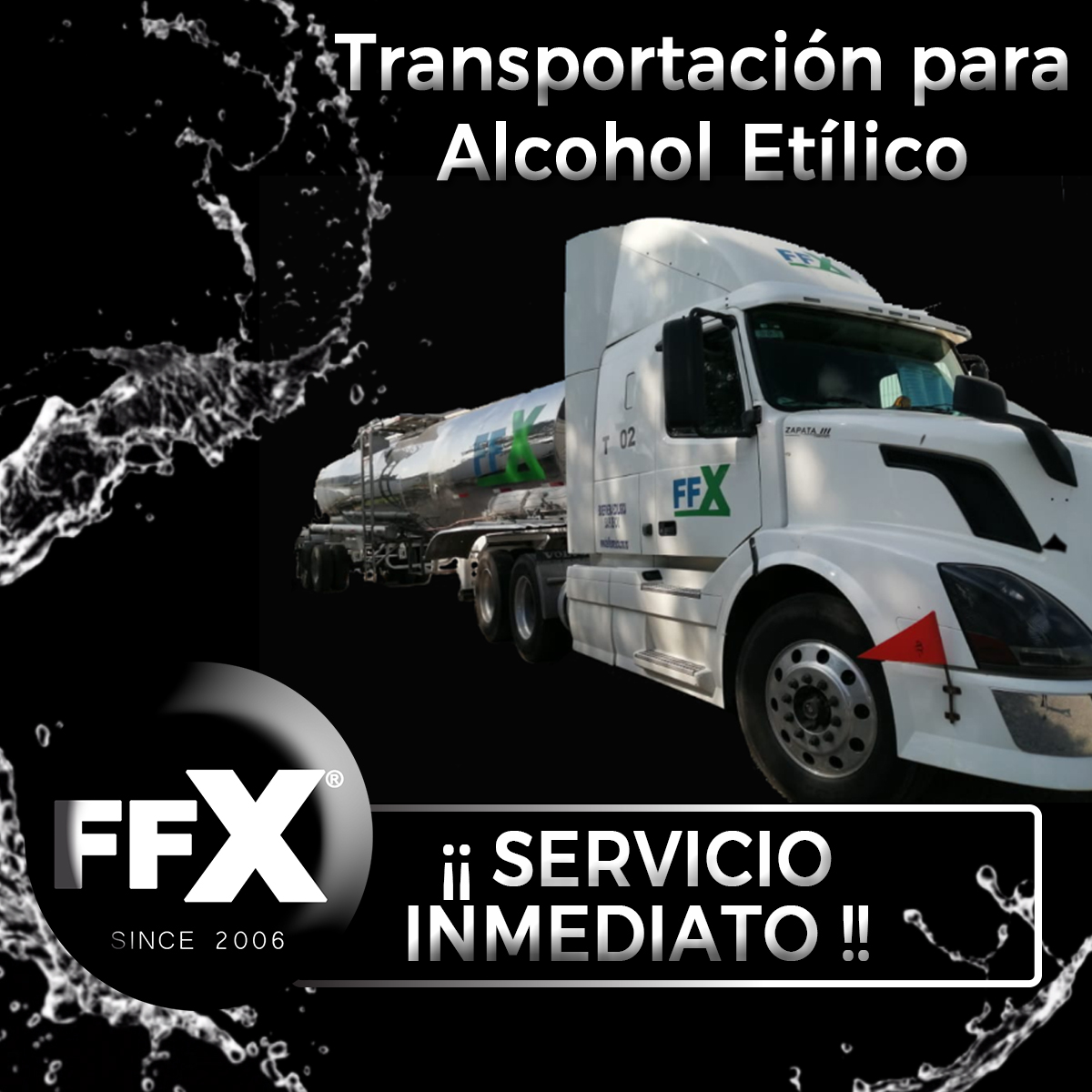 Alcohol etílico, Gel antibacterial, FFX Since 2006 Fuel Flex México